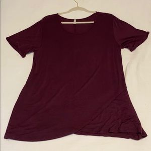 Purple Short Sleeve Tunic
